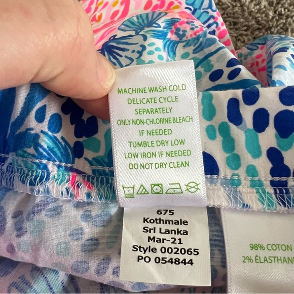 {Lilly Pulitzer} NWT Ocean View Shorts in Sway This Way - Picture 13 of 14